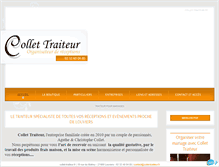 Tablet Screenshot of collet-traiteur.fr